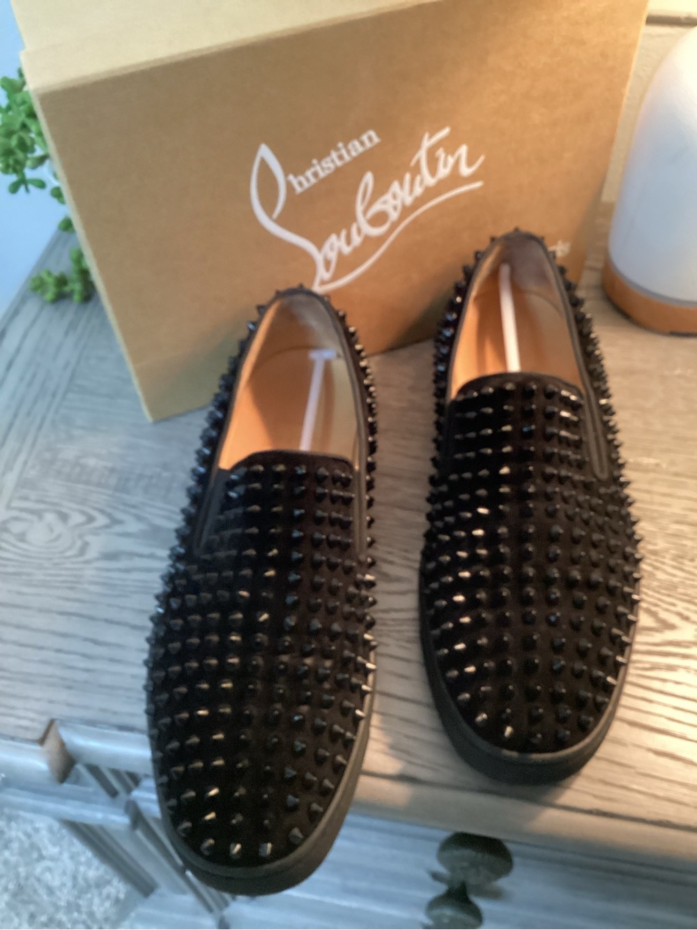 Christian Louboutin Roller-Boat Slip-On EU 42 /US M9 W10-10.5 COA
